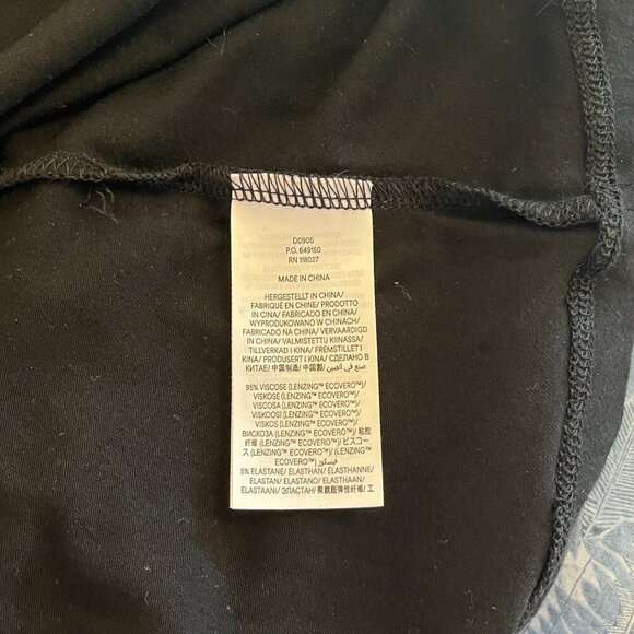 Boden Thea Short Jersey Dress 6 black long sleeves - Picture 9 of 10